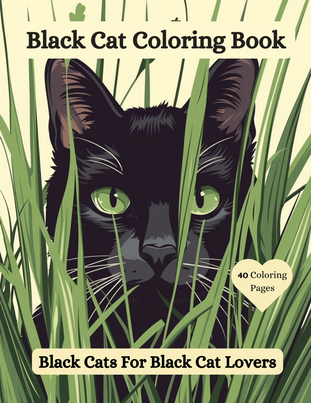 Black Cats Coloring Book