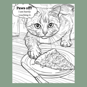 Cats Being Cats Coloring Book