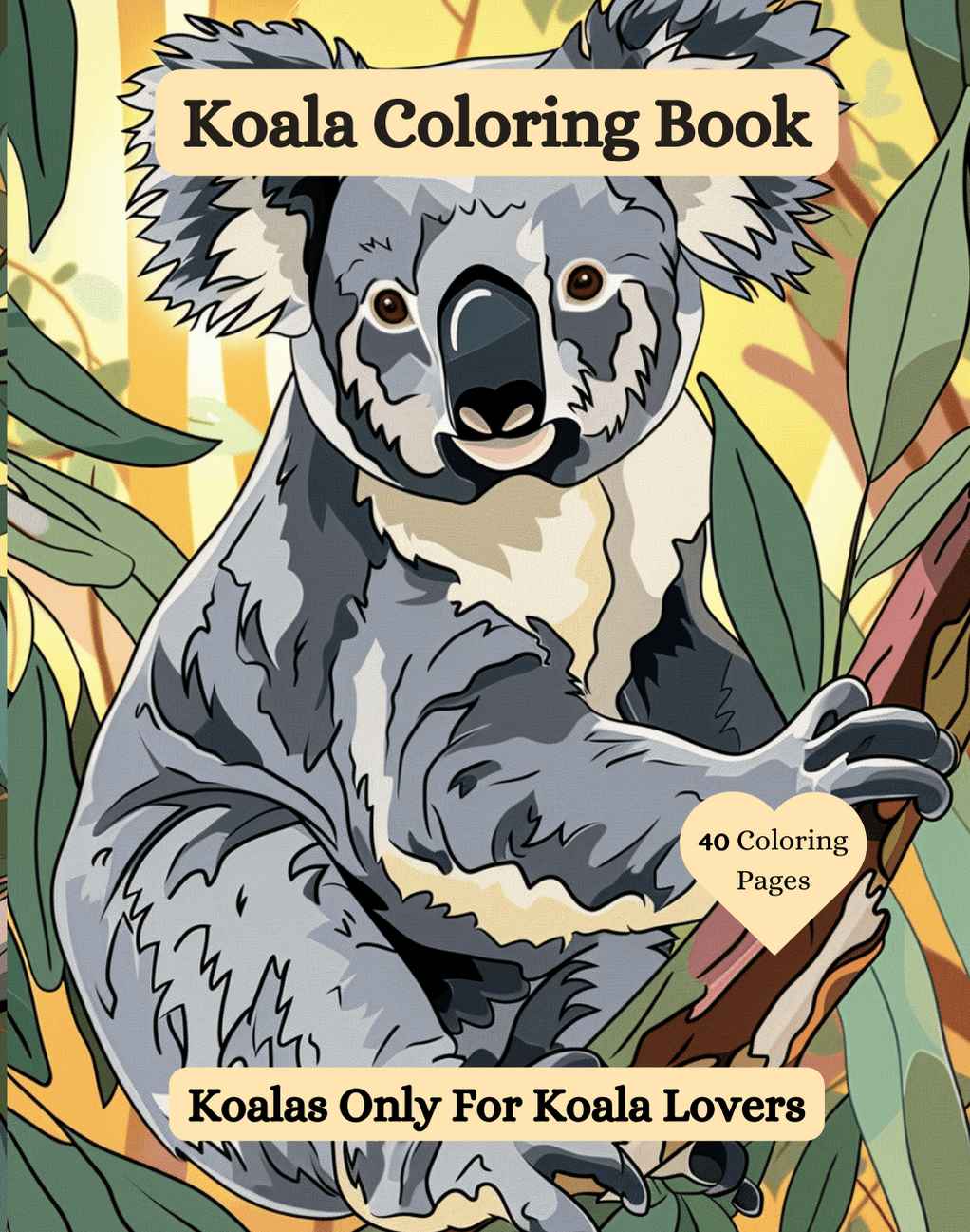 Koala Coloring Book
