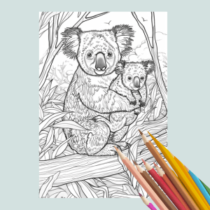 Koala Coloring Book