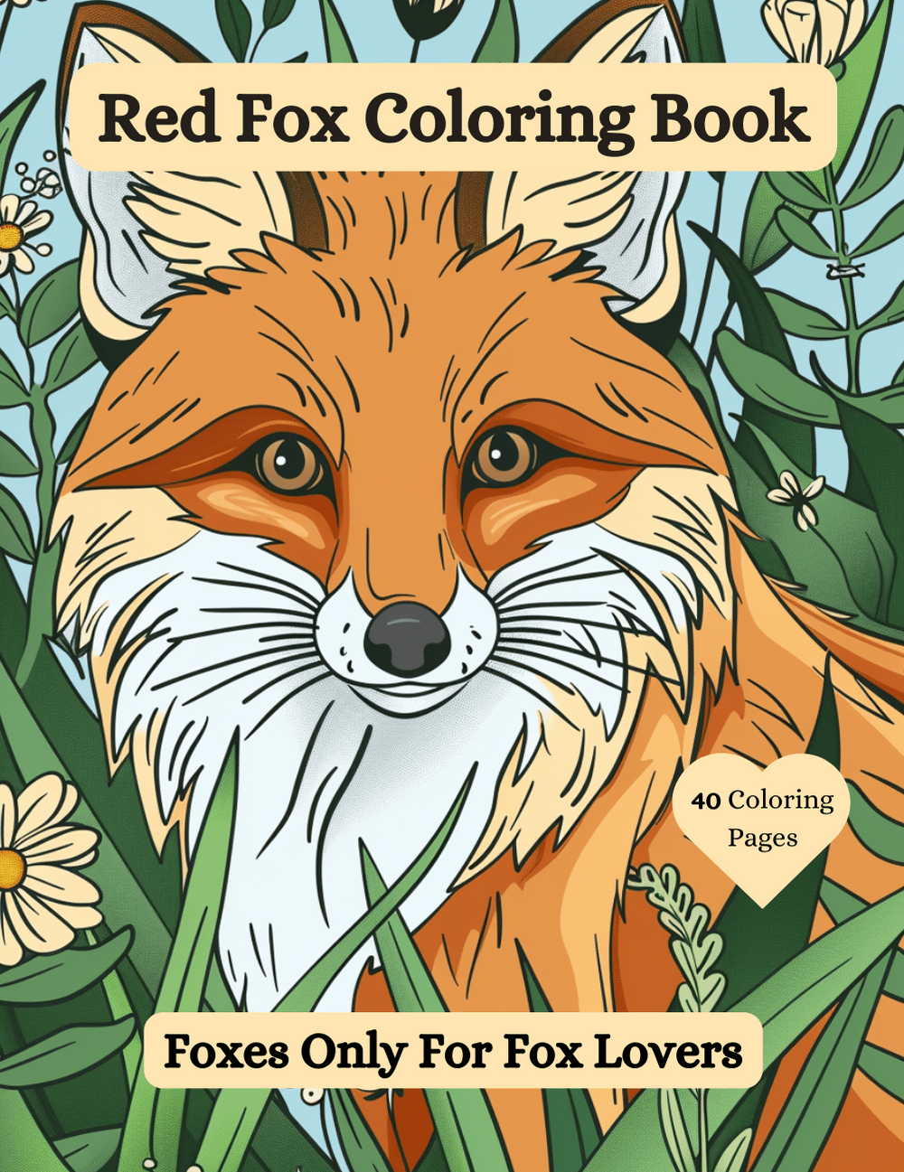 Red Fox Coloring Book