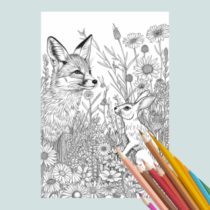 Red Fox Coloring Book
